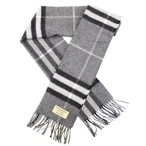 grey burberry check scarf|classic check Burberry scarf.